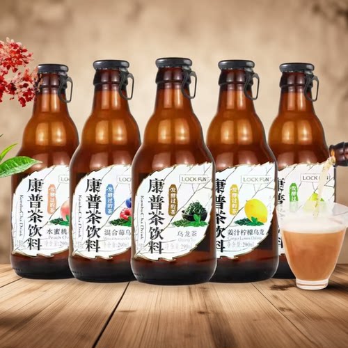 乐可芬乌龙康普茶饮料290ml*15瓶装整箱0脂肪清爽茶饮品混合口味