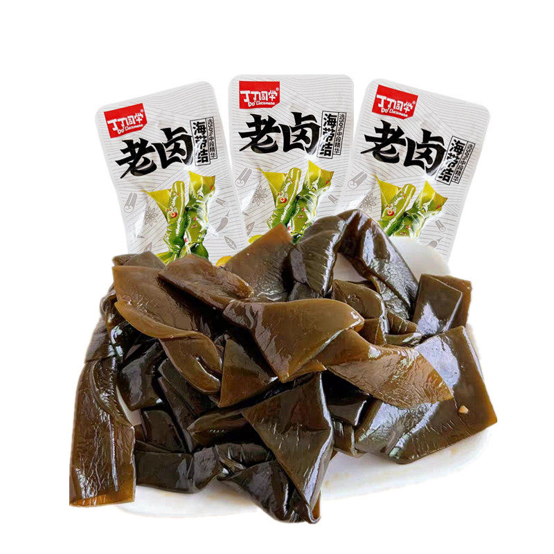 丁丁同学老卤海带结即食零食袋装海带片休闲小包装