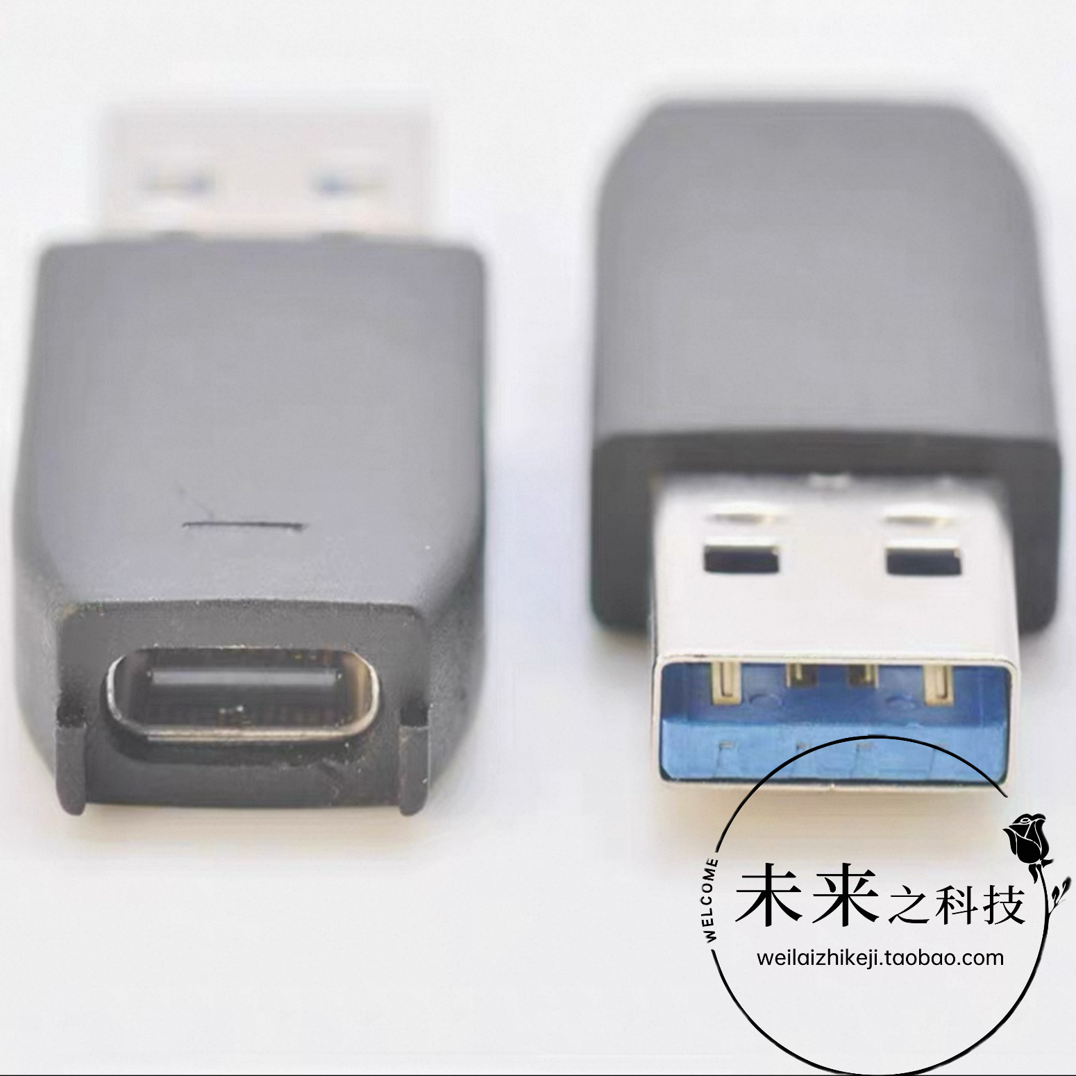 适用于闪迪西数USB3.1公转Type-C母转换头USB-A转USB-C转接头10G