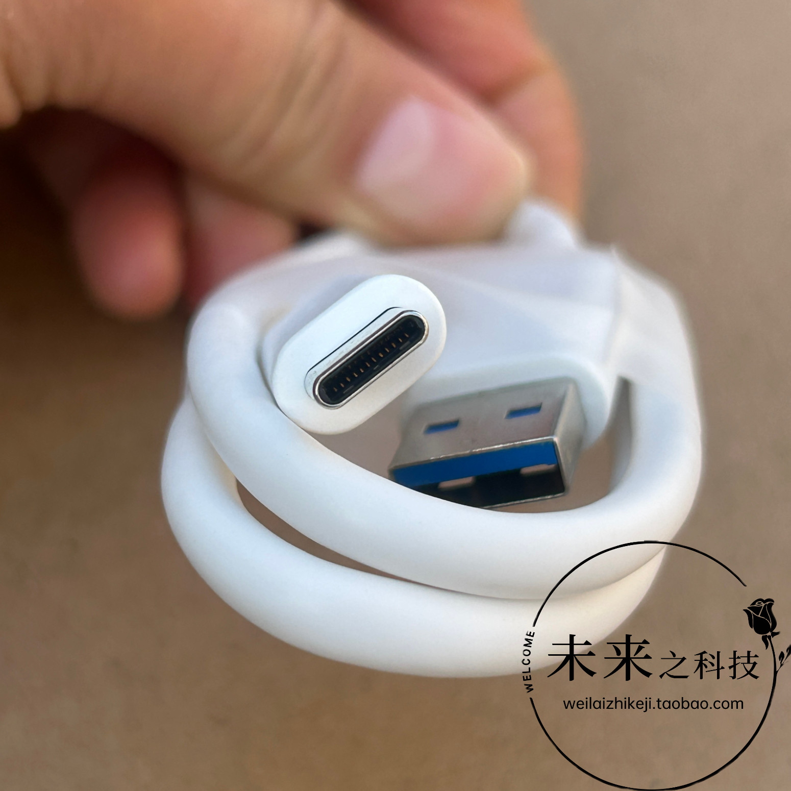 原装50厘米usb3.0/3.1高速数据线 手机充电线 Type-C固态移动硬盘数据线T5