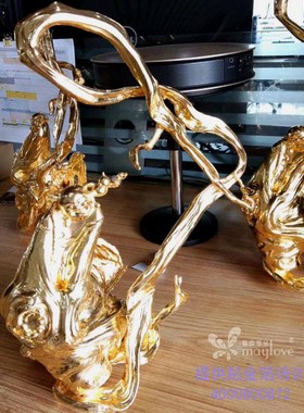 承接工艺品艺术品摆件首饰贴金箔加工 提供贴金箔培训无设备创业
