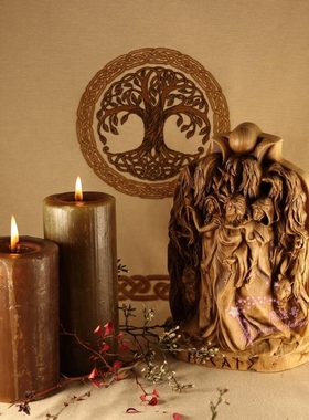 手工希腊雕像魔法祭坛