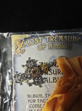 进口阿尔比恩遗失宝藏 汉普顿宫玫瑰十字护身符吊坠