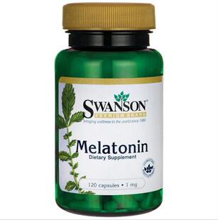 美国代购褪黑素胶囊1mg小剂量 睡不着促进睡眠调整纠正时差倒班