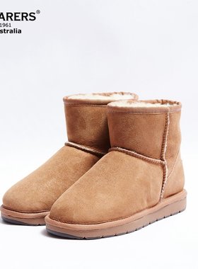 澳洲代购正品SHEARERS皮毛一体儿童雪地靴基本款冬季安全保暖鞋