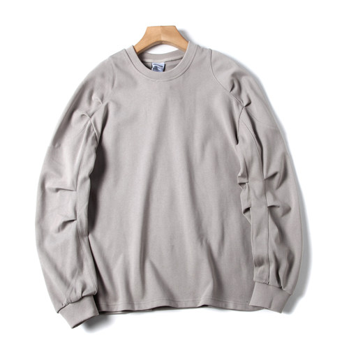 日系复古立体拼接弯刀袖卫衣