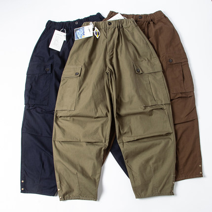 阔腿水洗锥形工装裤男潮重磅山系美式多口袋宽松直筒廓形休闲裤男