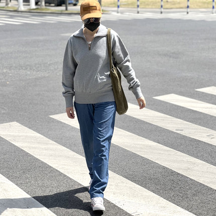 松紧腰牛仔裤男弹力直筒裤柔软型宽松棉麻裤子水洗薄款休闲长裤男