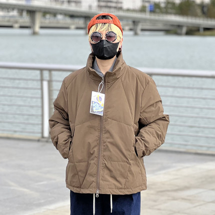 棉服男款冬季日系复古立领保暖面包服羊毛絮片棉衣潮男生冬季外套