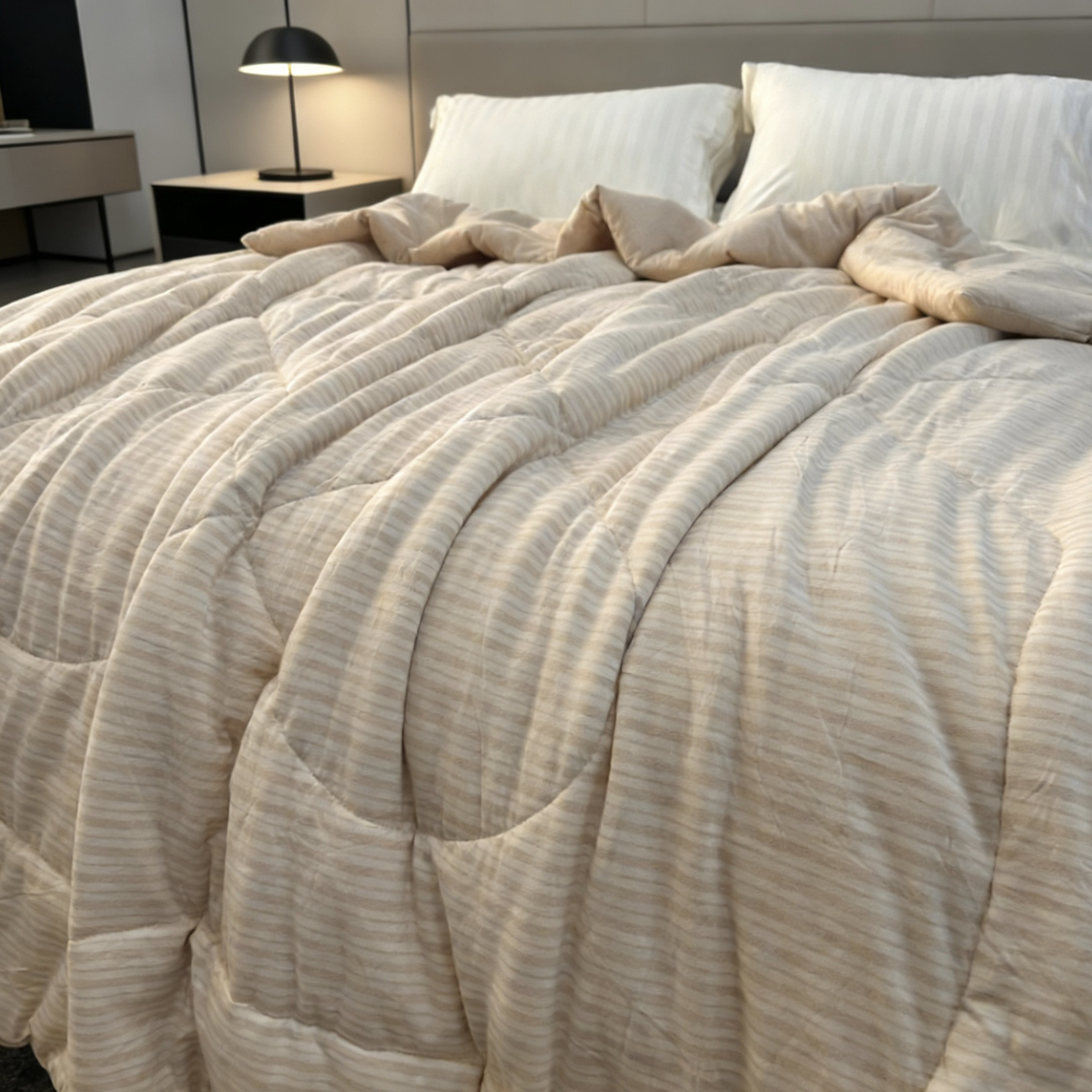 云朵般蓬松 母婴级真正无染色A类彩棉被 170×200左右可机洗直接�