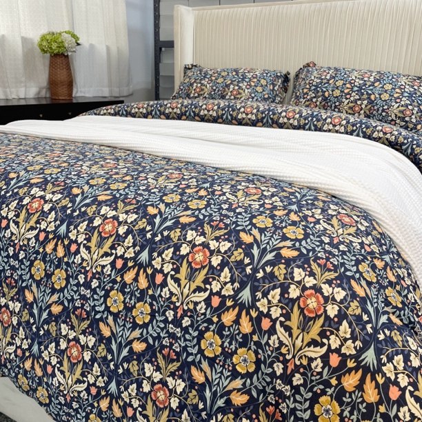 贴身裸睡首选仲夏夜繁花全棉印花针织棉四件套温柔包裹感治愈睡眠,居家日用,居家日用套装,淘宝优惠券,粉丝福利购,淘宝优惠卷