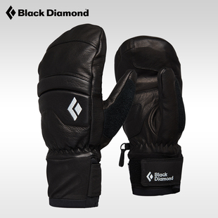 BlackDiamond黑钻BD户外登山滑雪手套保暖防风并指加厚手套801142