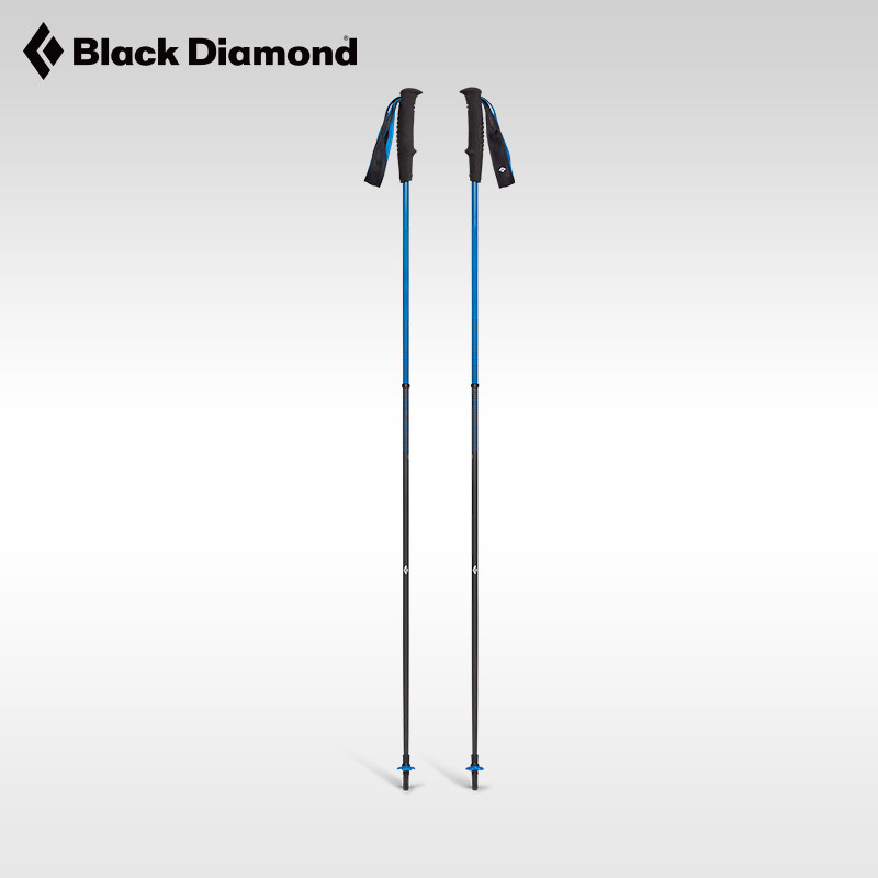 BlackDiamond黑钻专业户外登山杖碳素超轻徒步杖定长三季杖112541