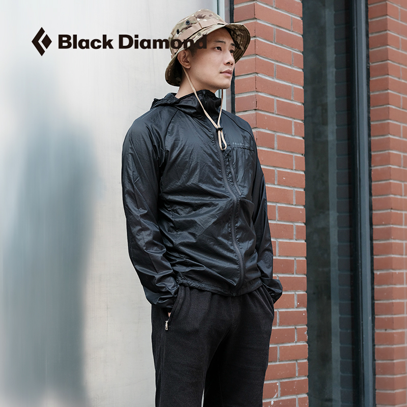 blackdiamond黑钻BD越野Distance系列时尚防风轻量皮肤风衣747020