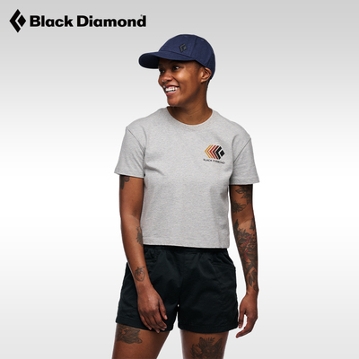 BlackDiamond黑钻短款T恤短袖女