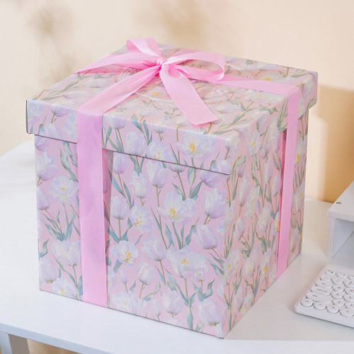 礼物盒超大号粉色盒礼品盒空盒送男女友生日礼物包装盒伴手礼盒子