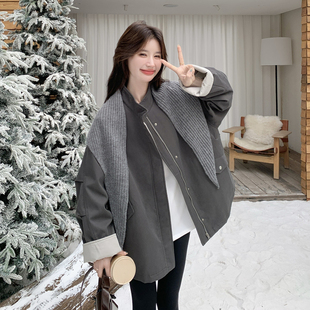 K385 P315 新国标90白鸭绒风衣立领中长款 外搭披肩羽绒服2C215