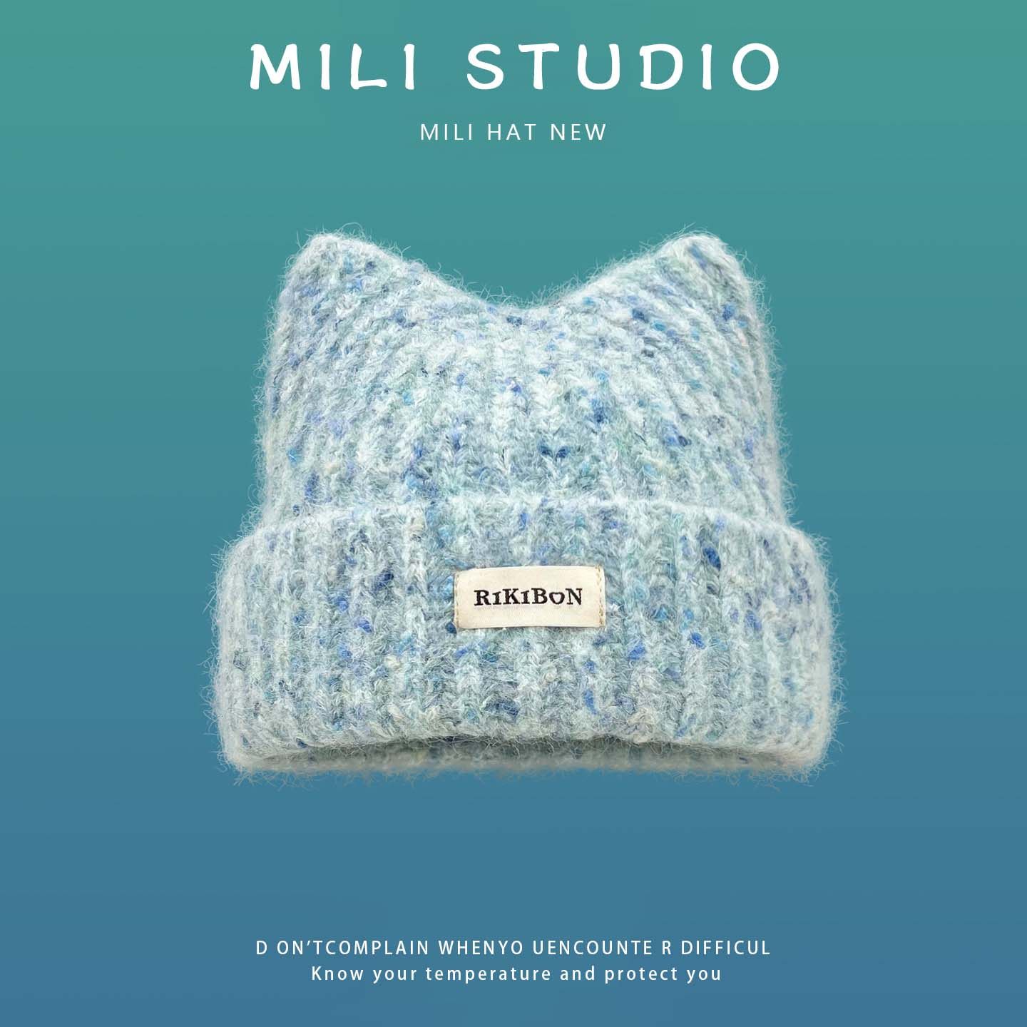 2025新款日系可爱猫耳朵毛线帽子女冬季显脸小百搭保暖护耳针织帽,服饰配件/皮带/帽子/围巾,帽子,淘宝优惠券,粉丝福利购,淘宝优惠卷