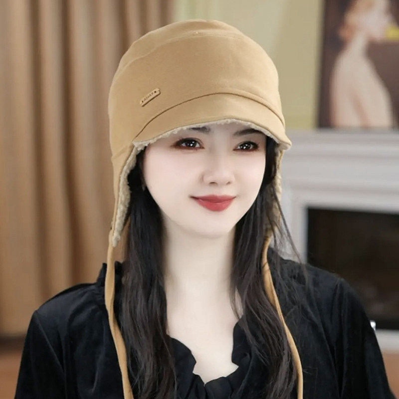 双面可戴羊羔绒雷锋帽子女2025新款冬季防风保暖护耳骑行防寒帽男