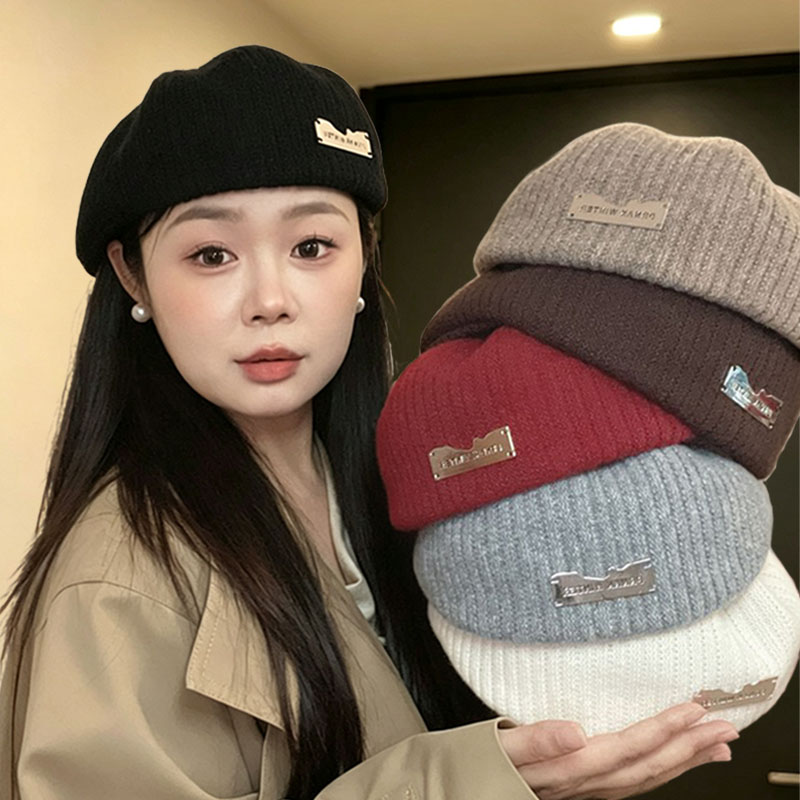 复古百搭显脸小大头围贝雷帽女