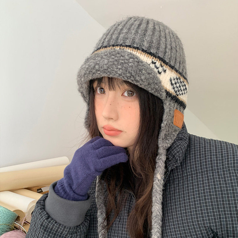 费尔岛复古提花针织毛线帽子女秋冬季保暖护耳户外骑行防寒雷锋帽,服饰配件/皮带/帽子/围巾,帽子,淘宝优惠券,粉丝福利购,淘宝优惠卷