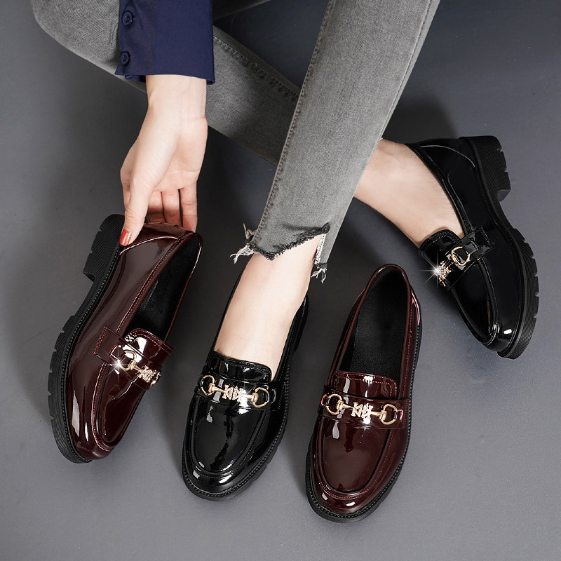 弥尊大东复古乐福鞋女秋新款松糕厚底小皮鞋子金属水钻玛丽珍单鞋,女鞋,乐福鞋（豆豆鞋）,淘宝优惠券,粉丝福利购,淘宝优惠卷