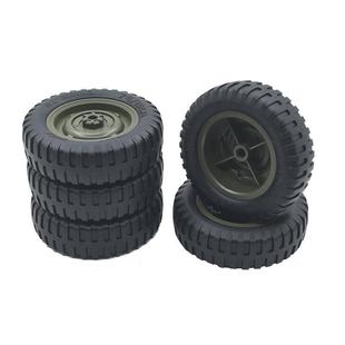 遥控越野车配件仿真车轮毂JJRC D888 C8815威利斯吉普车原装轮胎