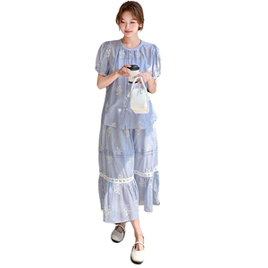 现货2025夏季绝美穿搭衬衫半裙套装166-2539P135K208图片