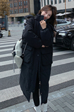 【】2023冬季现货大口袋加厚长款棉服166-6613P185K278，女装棉衣/棉服，茜茜公主