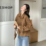 2025秋季鹿皮绒短外套配小包166-2518P135K208,女装短外套,茜茜公主,浙宝-网红风 2025秋季鹿皮绒短外套配小包166-2518P135K208,女装短外套,茜茜公主,浙宝-网红风