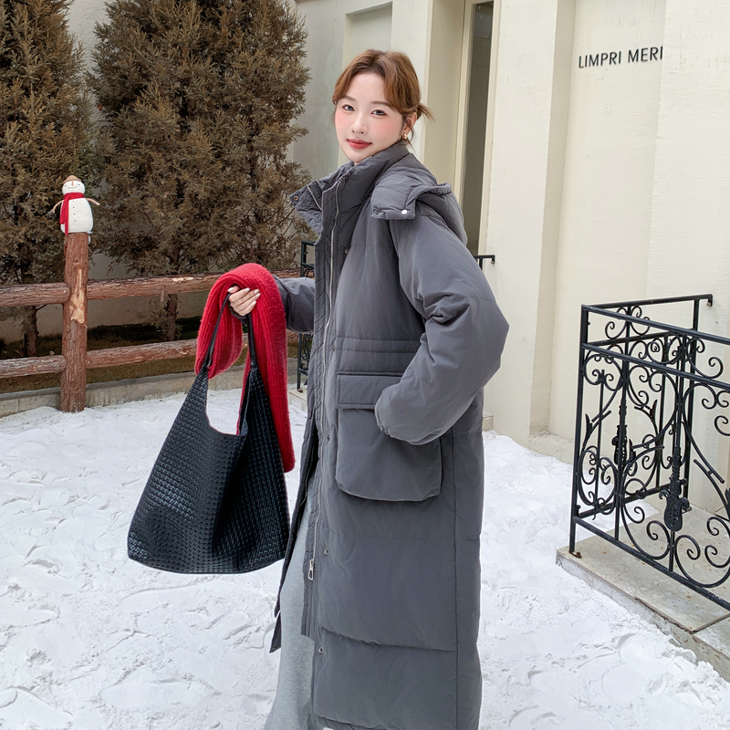 2025冬季新款现货90绒休闲气质满满灰羽绒服外套166-2597P320K458，女装羽绒服，茜茜公主