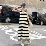 2025夏季新款现货条纹显瘦连衣裙内搭裙166-7710P105K158，女装连衣裙，茜茜公主
