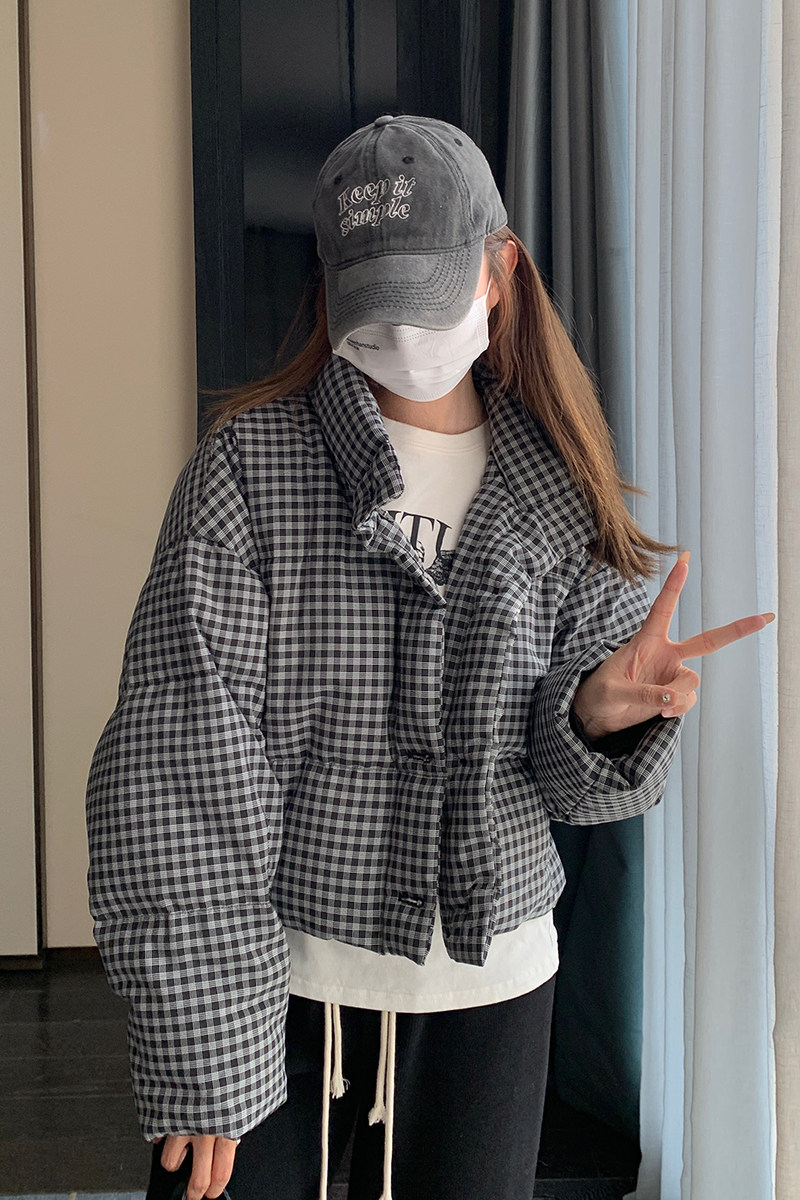 2023冬季新款现货小个子短款50绒羽绒服166-6635P205K278黑色,女装羽绒服,茜茜公主