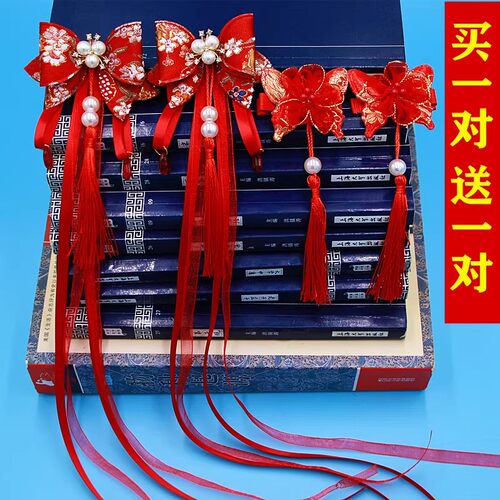 儿童发饰头饰头花古风汉服蝴蝶结