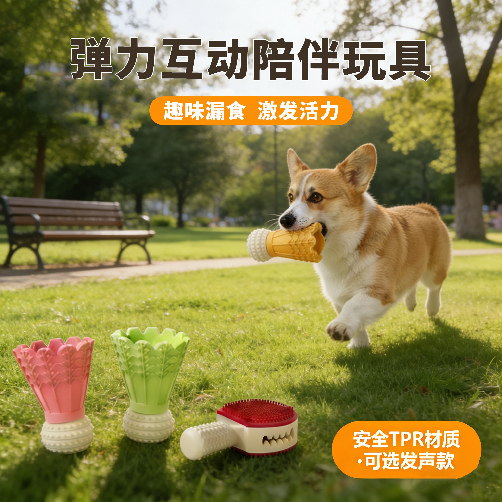 狗狗玩具球边牧自嗨玩具拉布拉多柯基宠物训练专用羽毛球磨牙耐咬