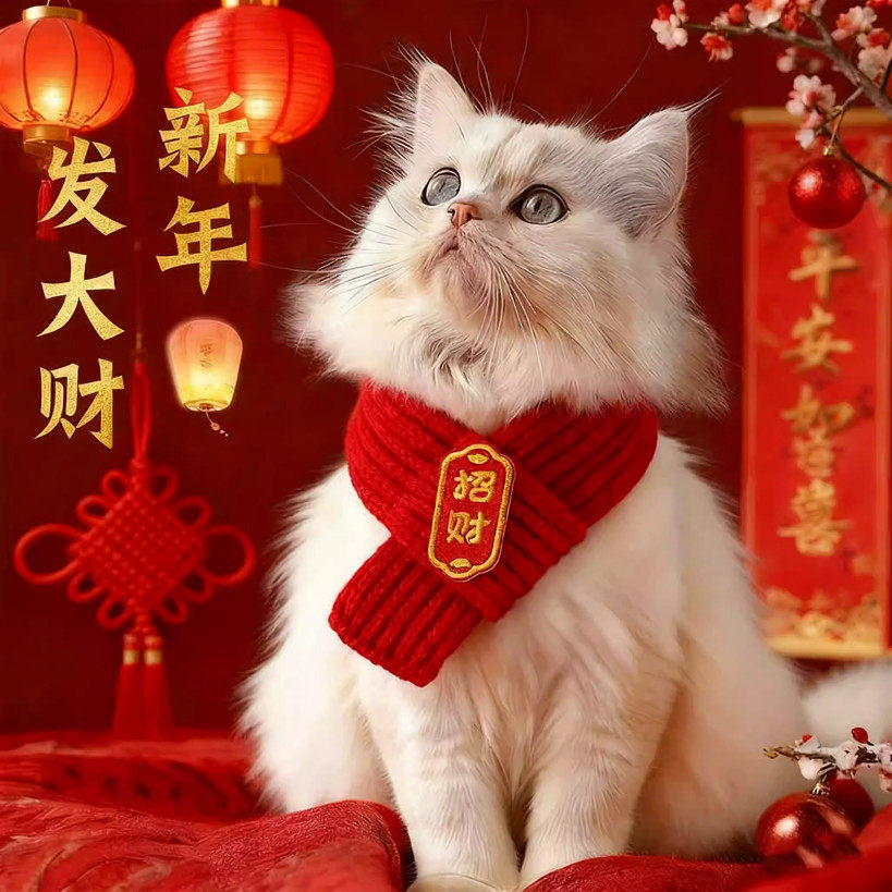 猫咪围脖小狗可爱项圈毛线宠物围巾围兜狗狗保暖配饰红色喜庆新年,宠物/宠物食品及用品,围巾/口水巾,淘宝优惠券,粉丝福利购,淘宝优惠卷