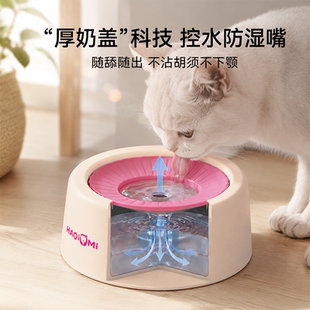 悬浮水碗大小型犬哈奇米宠物饮水器不湿嘴猫咪喝水碗狗狗漂浮水碗