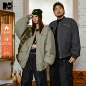 NMAX大码 远红外蓄热棒球外套全棉防寒棉衣 新款 潮牌男装 25年冬季