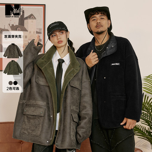 nmax皮毛一体两面穿皮衣