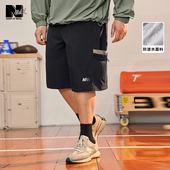潮牌男装 25年夏拼色休闲工装 风短裤 NMAX大码 防泼水加肥加大五分裤