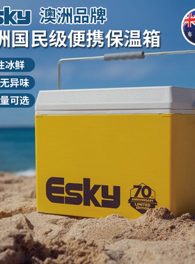 ESKY保温箱户外露营冷藏包车载保鲜箱商用摆摊食品保暖箱冰晶冰包