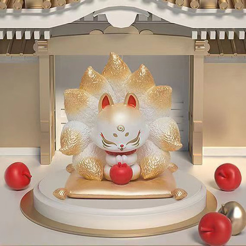 上古九狐手办礼物盲盒摆件