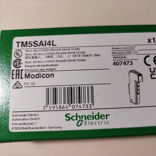 议价模拟量输入模块TM5SAI4LTM5SAI2LTM5SAI4PH