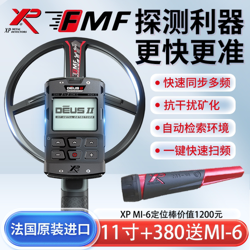 法国XP金属探测仪FMF探宝探金银