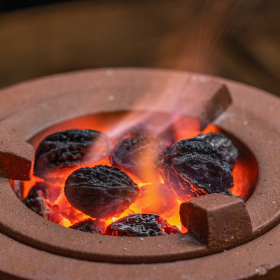 无烟木炭橄榄龙眼枣核煮茶