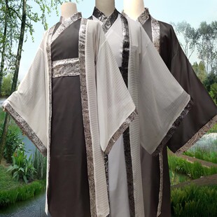 古装男店铺掌柜汉服古代员外老王爷财主贵族影视话剧演出衣服套装