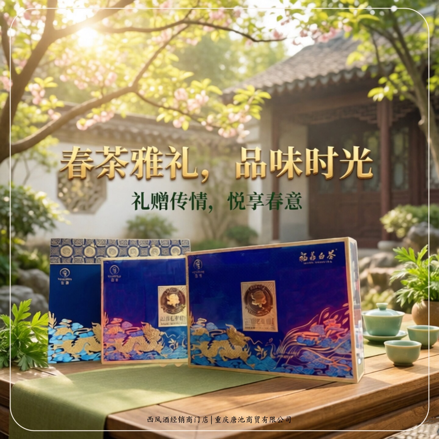 【茗茶雅礼】云顶老寿眉龙凤呈祥福鼎白茶一级老寿眉120g*2盒配袋