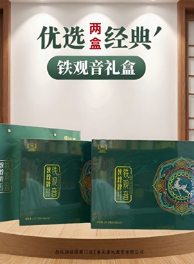 【浓情岁礼】中茶铁观音敦煌飞天品味丝路茶香国风茶礼127.5g*2盒