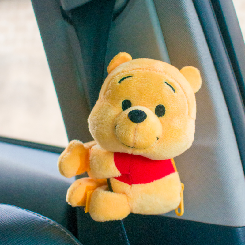 日系可爱抱抱魔术贴背包挂饰史迪仔草莓熊毛绒公仔包包挂件玩偶