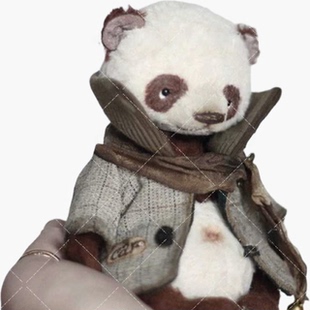 （中文翻译）泰迪熊猫“李谢维奇”玩偶与外套套装制作图纸pdf